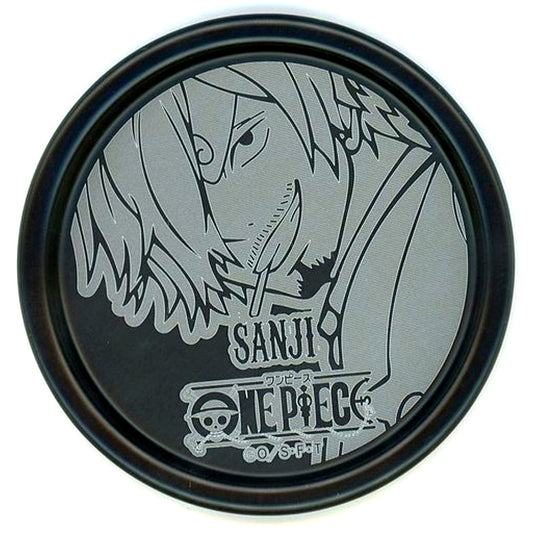 Sanji One Piece Premier Summer 2015 Aluminum Coaster Universal Studios Japan Sanji Pirates Restaurant Drink Bonus [USED]