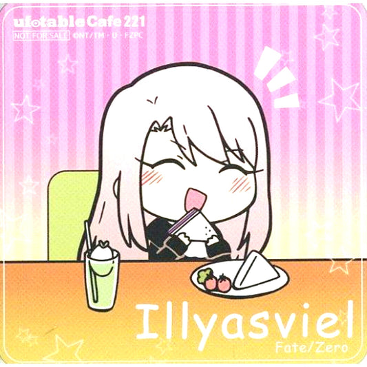 Illyasviel von Einzbern Zero Coaster Fate/Zero to stay night Cafe Drink Order Bonus [USED]