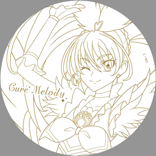 Cure Melody Ceramic Coaster All PreCure Exhibition 20th Anniversary Memories [USED]