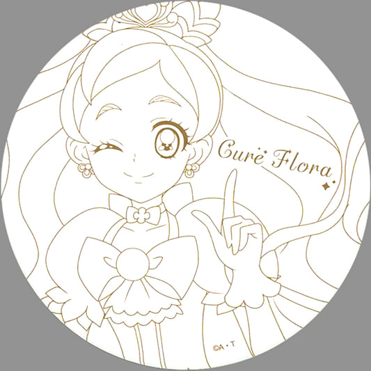 Cure Flora Ceramic Coaster All PreCure Exhibition 20th Anniversary Memories [USED]
