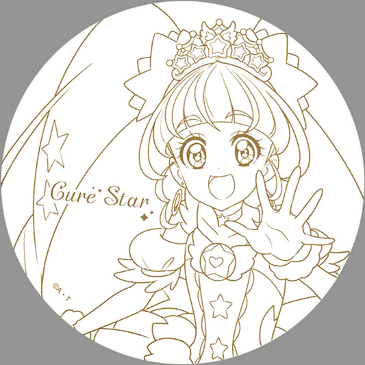 Cure Star Ceramic Coaster All PreCure Exhibition 20th Anniversary Memories [USED]