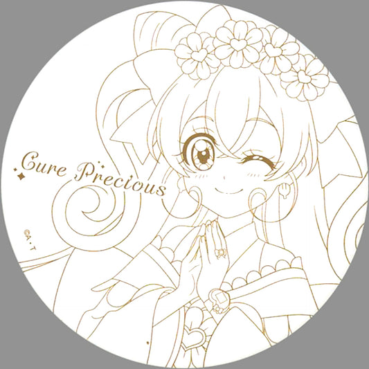 Cure Precious Ceramic Coaster All PreCure Exhibition 20th Anniversary Memories [USED]