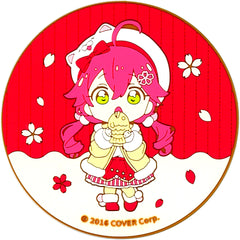 Sakura Miko A Casual Clothes Pink Rubber Coaster Virtual YouTuber Hololive Sakura Miko x Naruto Taiyaki Honpo [USED]