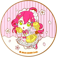 Sakura Miko C New Year Outfit Rubber Coaster Virtual YouTuber Hololive Sakura Miko x Naruto Taiyaki Honpo [USED]