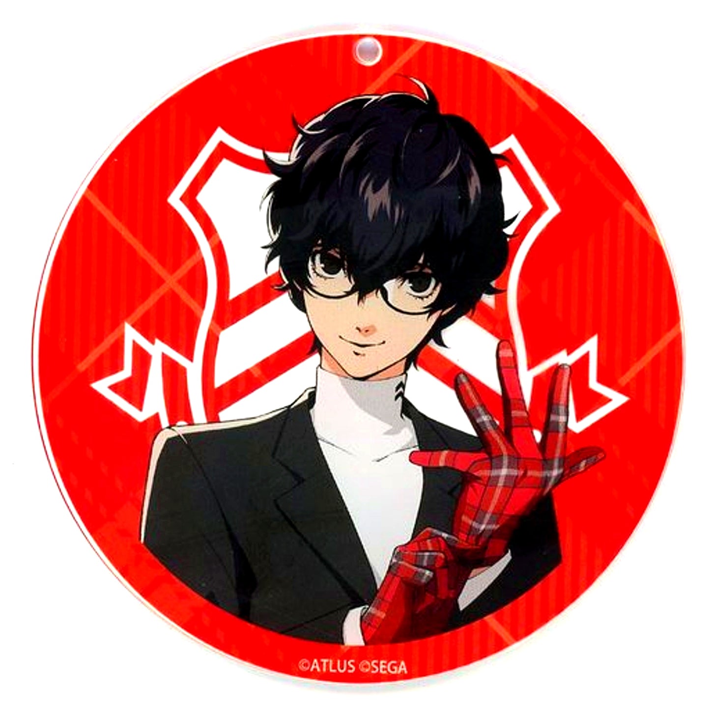 Protagonist P5R Persona Series x Kobe Tourism Bureau Journey to KOBE Acrylic Coaster [USED]