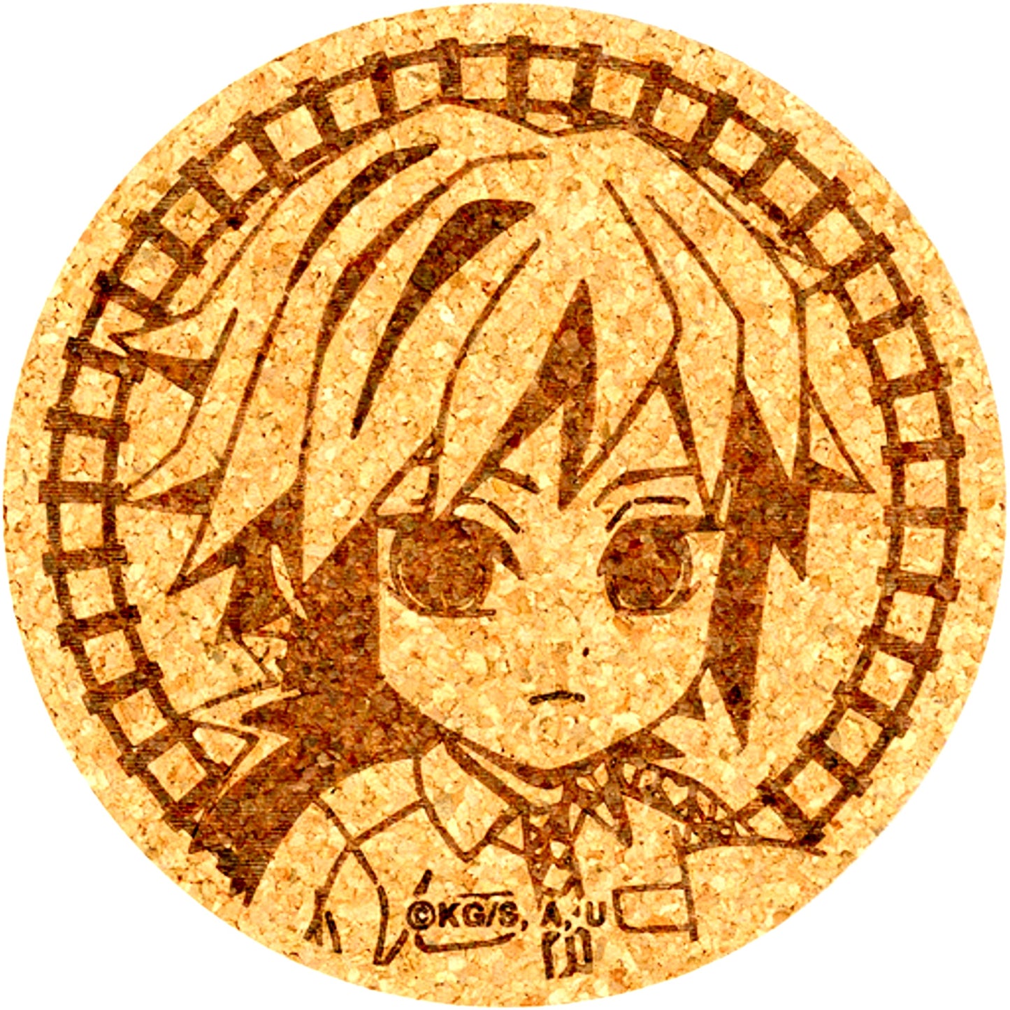 Giyu Tomioka Demon Slayer x Osaka Metro Subway Infiltration Sugoroku Great Strategy Trading Cork Coaster [USED]