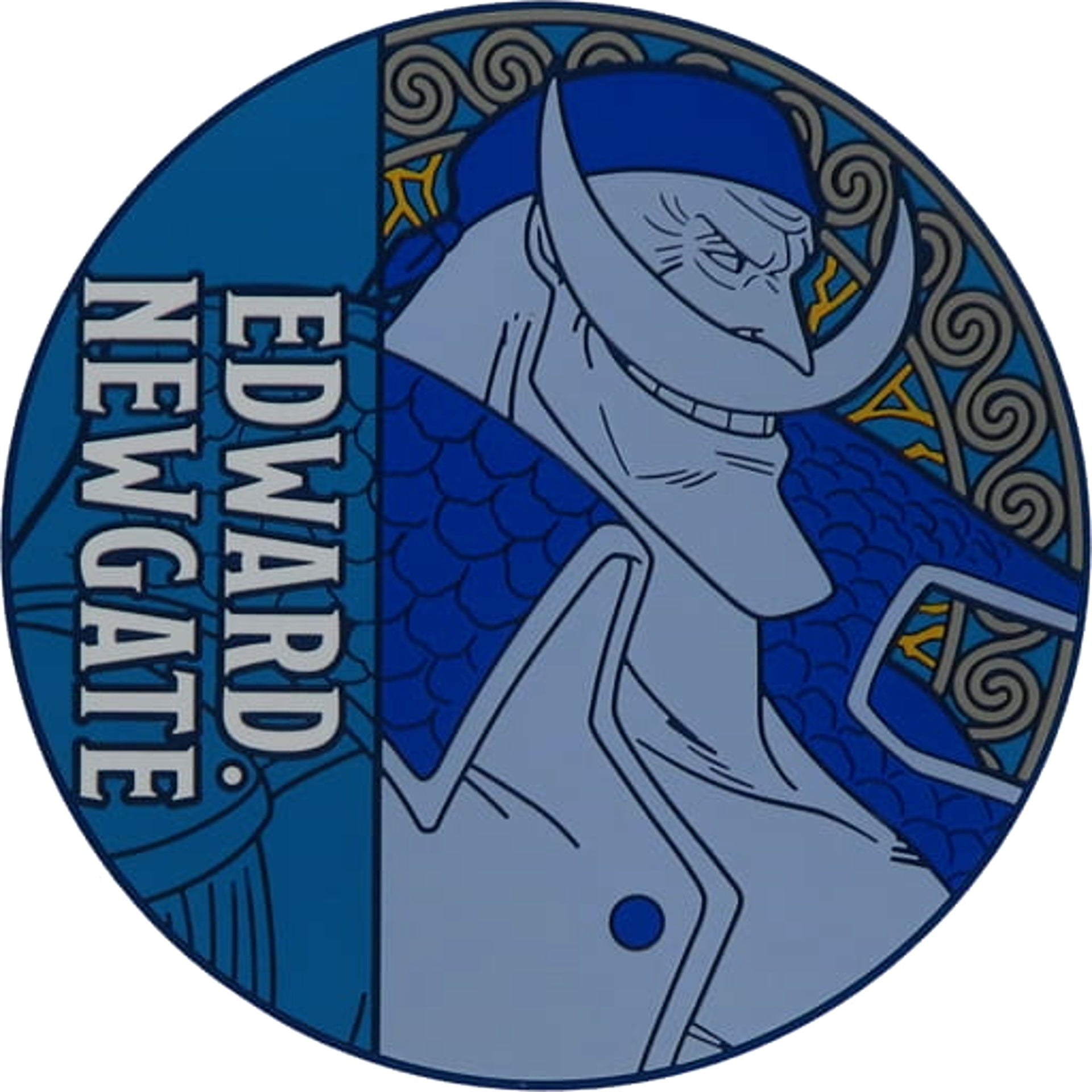 One Piece Edward Newgate Ichiban Kuji EX Those Who Harbor Demons Vol. 2 Rubber Coaster Prize G [USED]