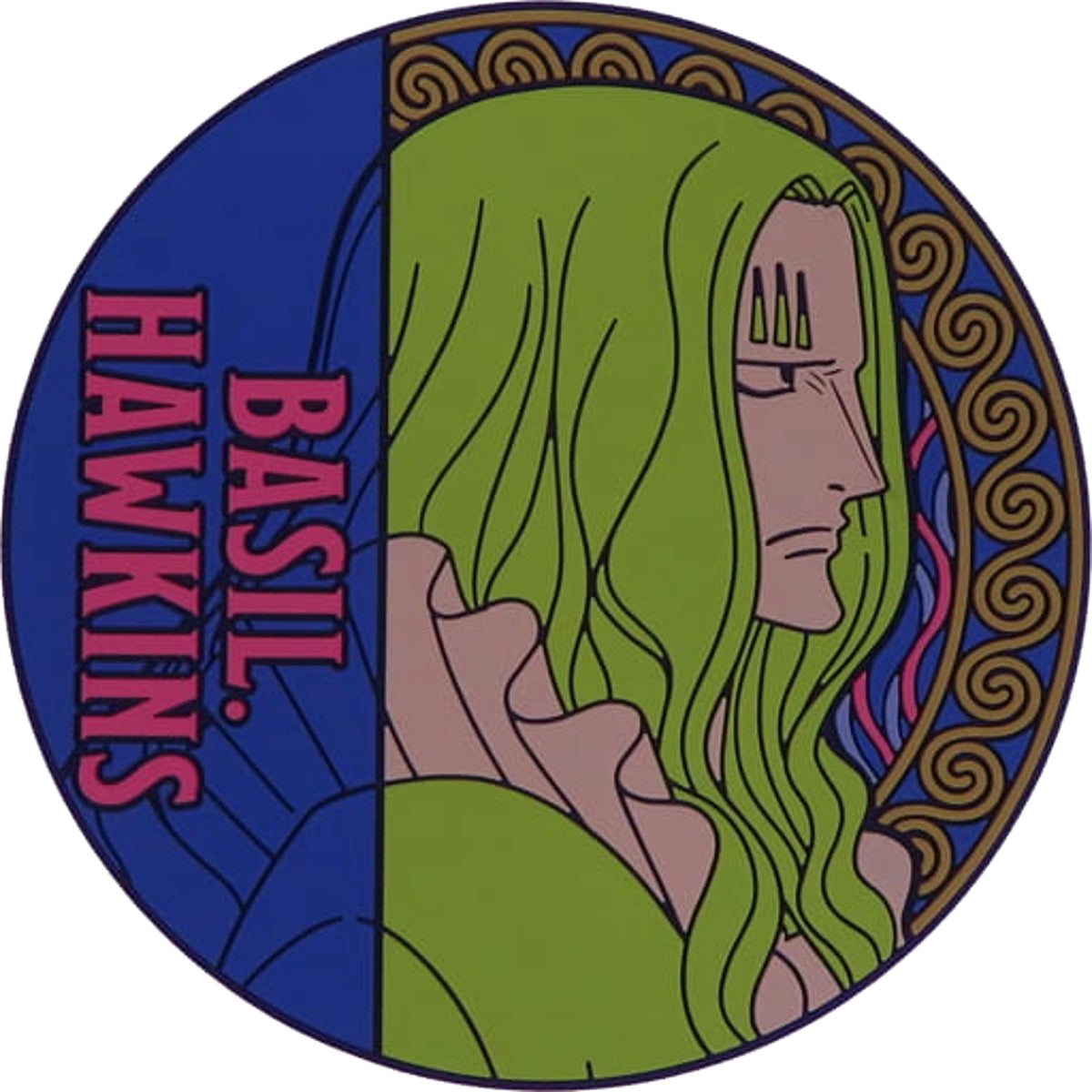 One Piece Basil Hawkins Ichiban Kuji EX Those Who Harbor Demons Vol. 2 Rubber Coaster Prize G [USED]