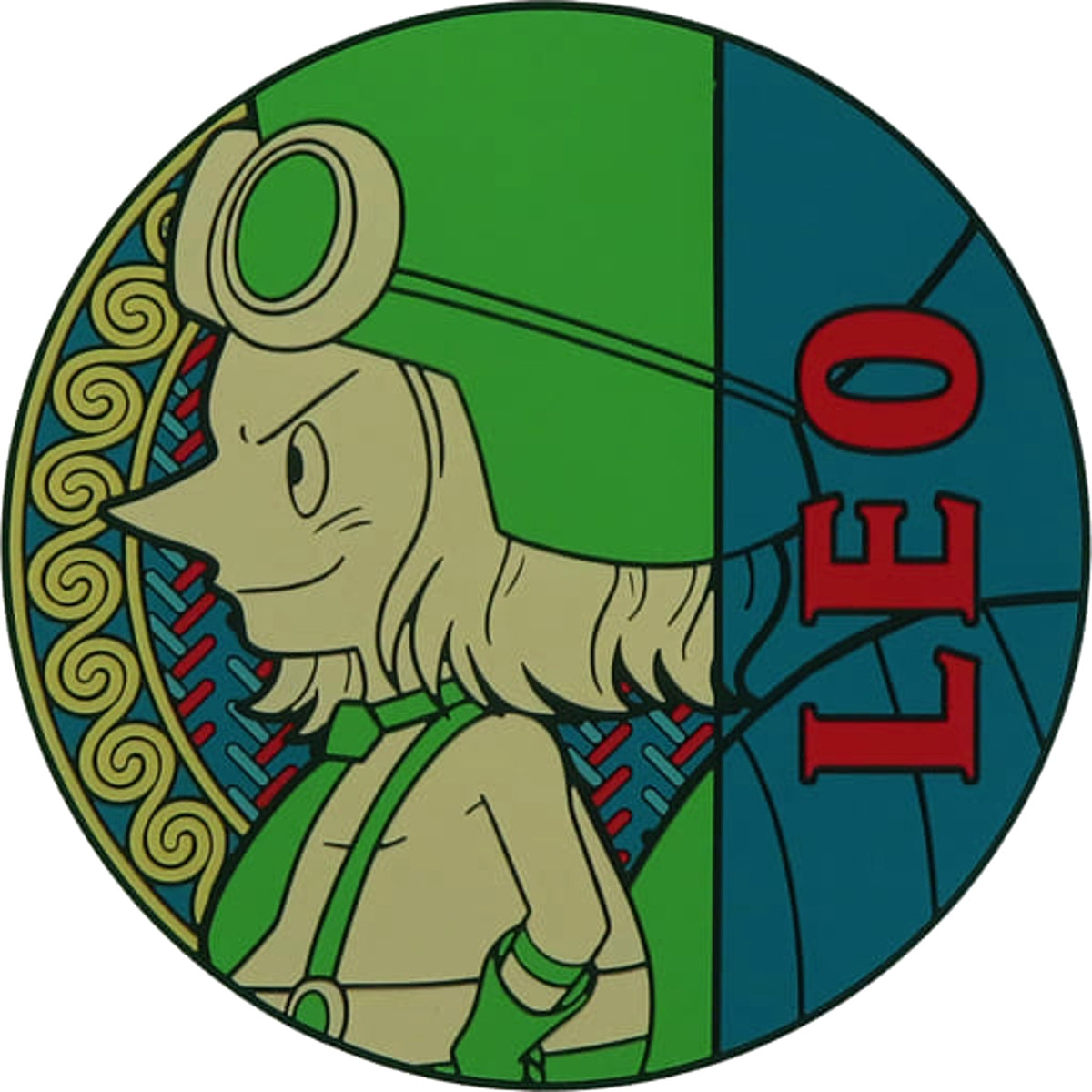 One Piece Leo Whitefang Ichiban Kuji EX Those Who Harbor Demons Vol. 2 Rubber Coaster Prize G [USED]