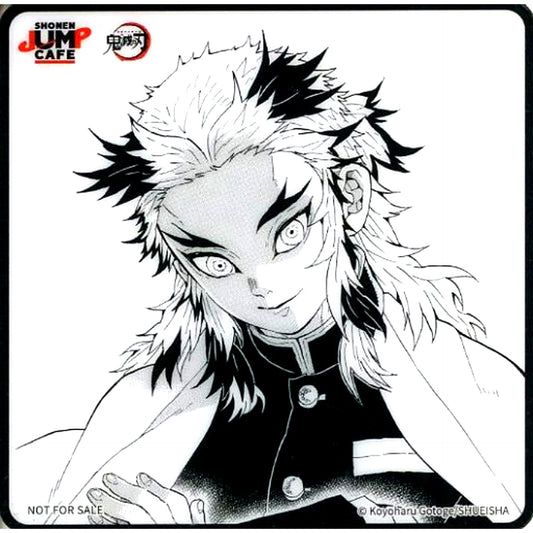 Kyojuro Rengoku Acrylic Coaster Demon Slayer Shanghai Shonen Jump Cafe Menu Order Bonus [USED]