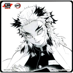 Kyojuro Rengoku Acrylic Coaster Demon Slayer Shanghai Shonen Jump Cafe Menu Order Bonus [USED]