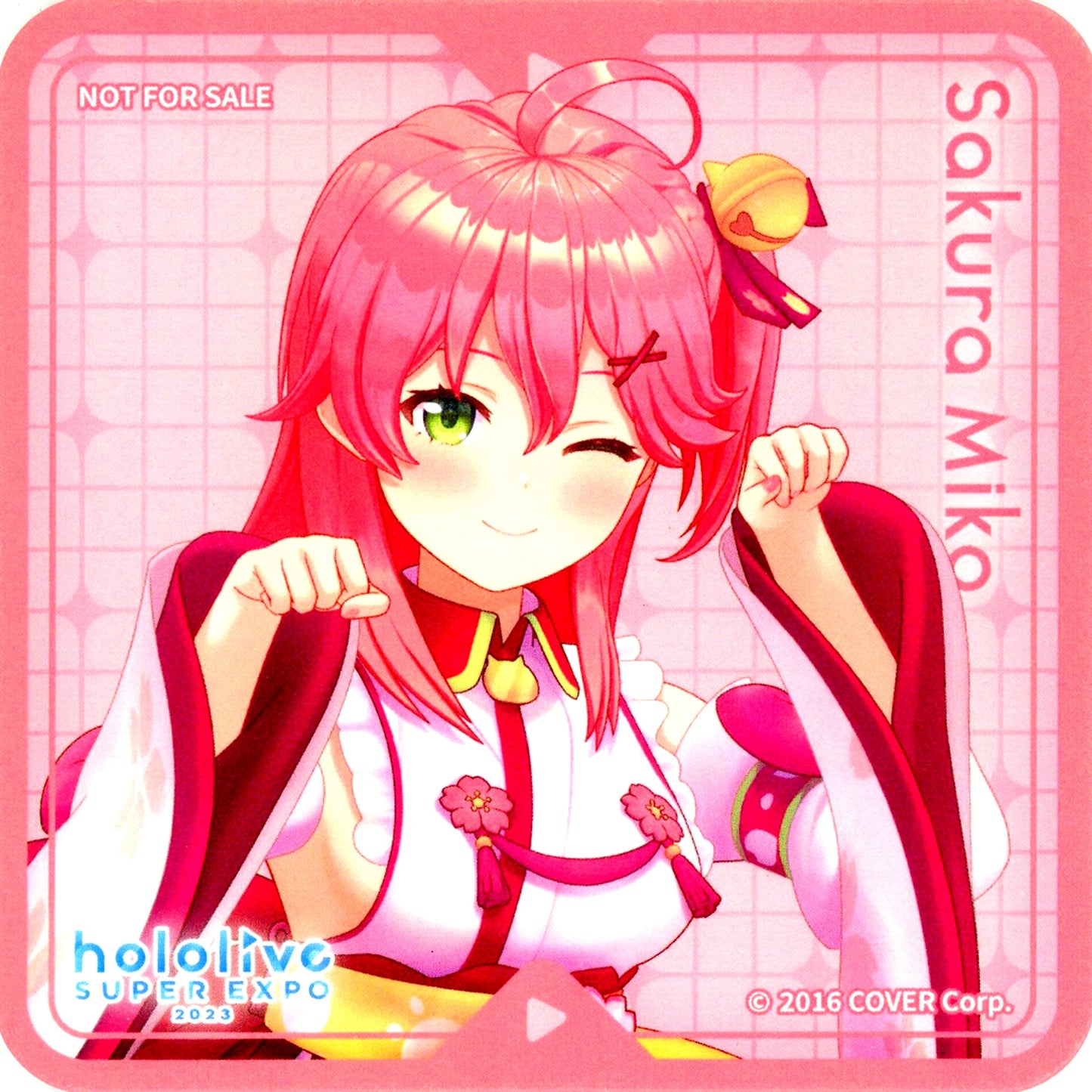 Sakura Miko Random Coaster Virtual YouTuber Hololive SUPER EXPO 2023 Drink Menu Order Bonus [USED]