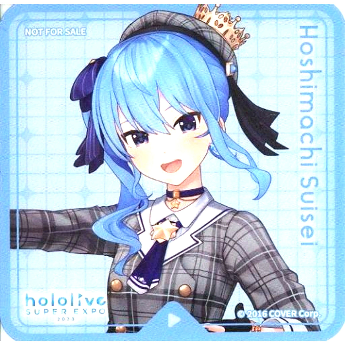 Hoshimachi Suisei Random Coaster Virtual YouTuber Hololive SUPER EXPO 2023 Drink Menu Order Bonus [USED]
