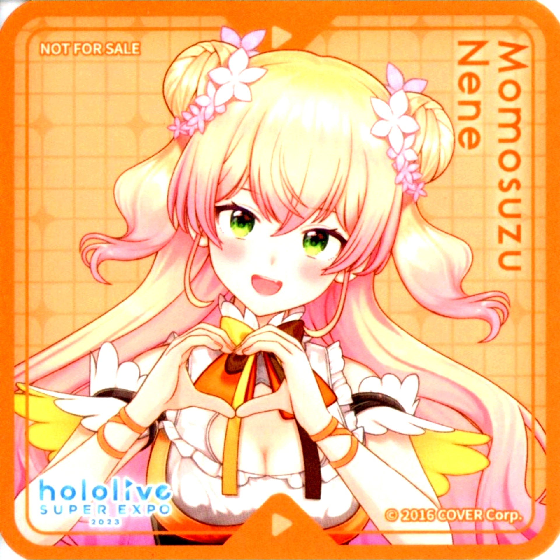 Momosuzu Nene Virtual YouTuber Hololive Random Coaster hololive SUPER EXPO 2023 Drink Menu Order Bonus [USED]