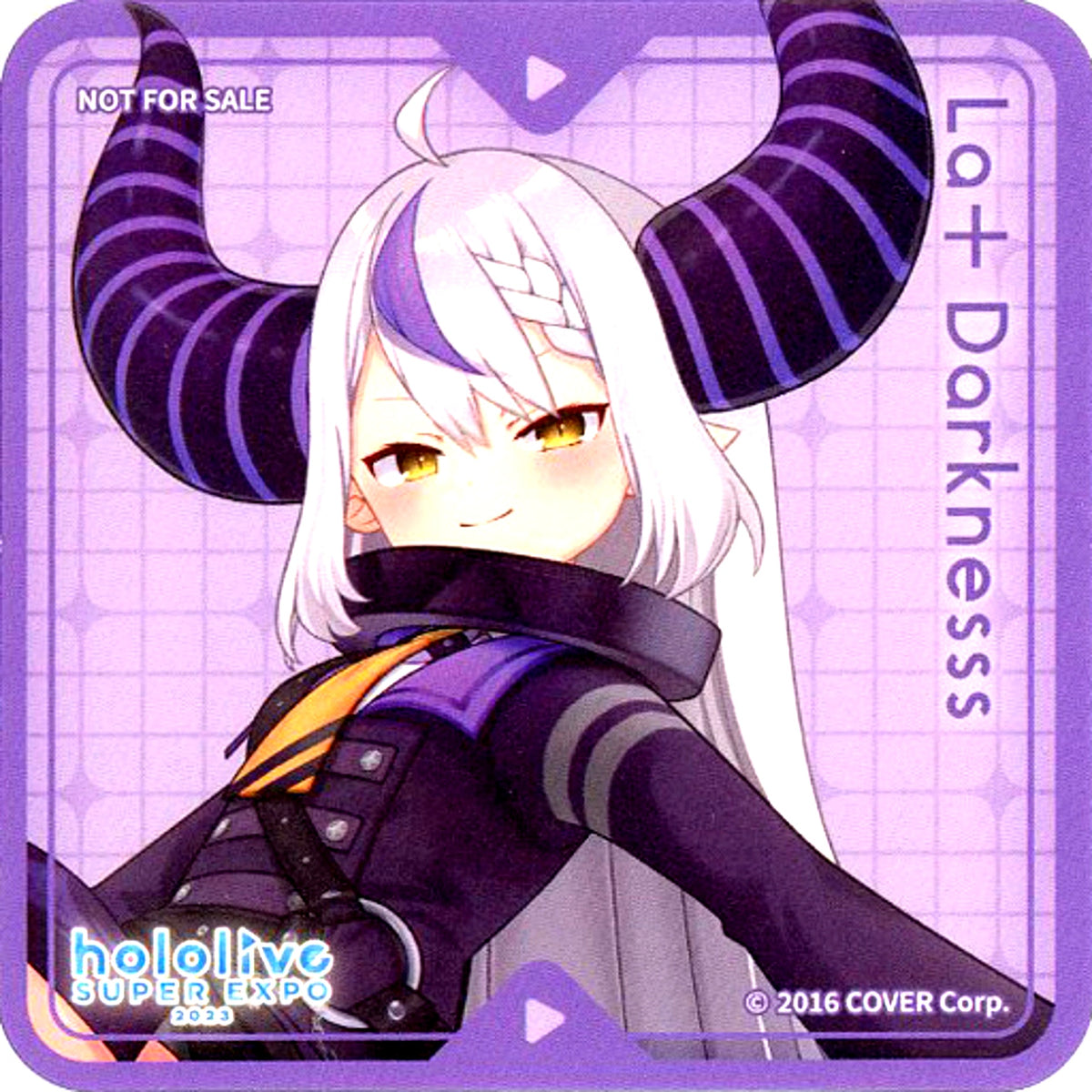 La+ Darknesss Virtual YouTuber Hololive Random Coaster hololive SUPER EXPO 2023 Drink Menu Order Bonus [USED]
