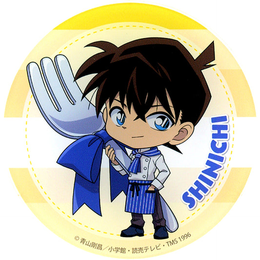 Shinichi Kudo Detective Conan Black Iron Submarine x Cake.jp Original Acrylic Coaster [USED]