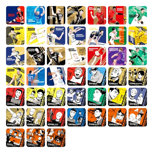 Set of 45 Haikyu!! Art Coaster V League Ver. [USED]