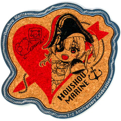 Houshou Marine Captain Illustration Virtual YouTuber Hololive Coaster Houshou Marine 3rd Anniversary Commemoration [USED]