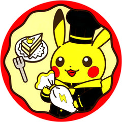 Pikachu Patissier Rubber Coaster Pokemon Pokemon Cafe Seat Reservation Limited Goods [USED]