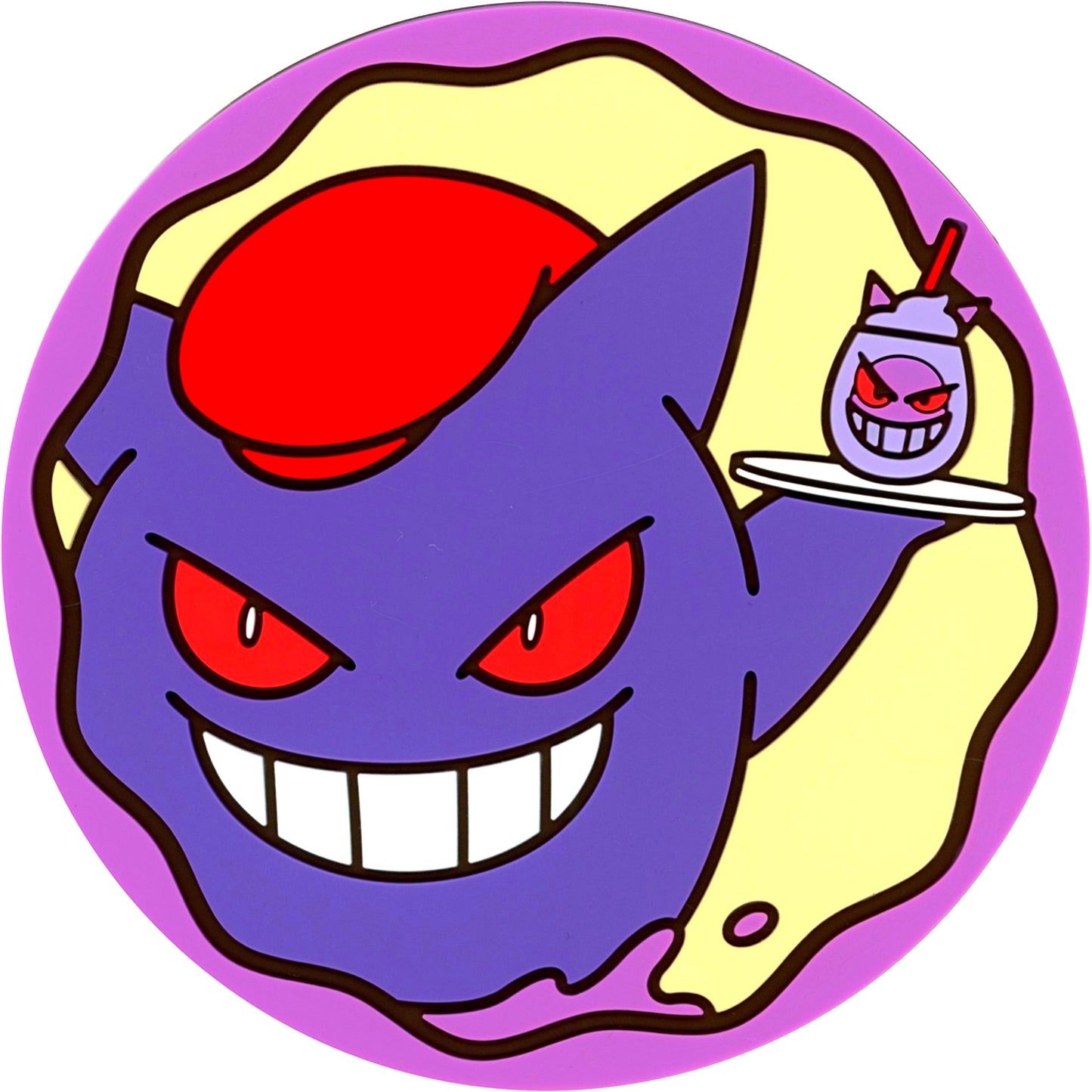 Gengar Rubber Coaster Pokemon Cafe Seat Reservation Limited Goods [USED]