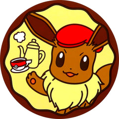 Eevee Rubber Coaster Pokemon Pokemon Cafe Seat Reservation Limited Goods [USED]