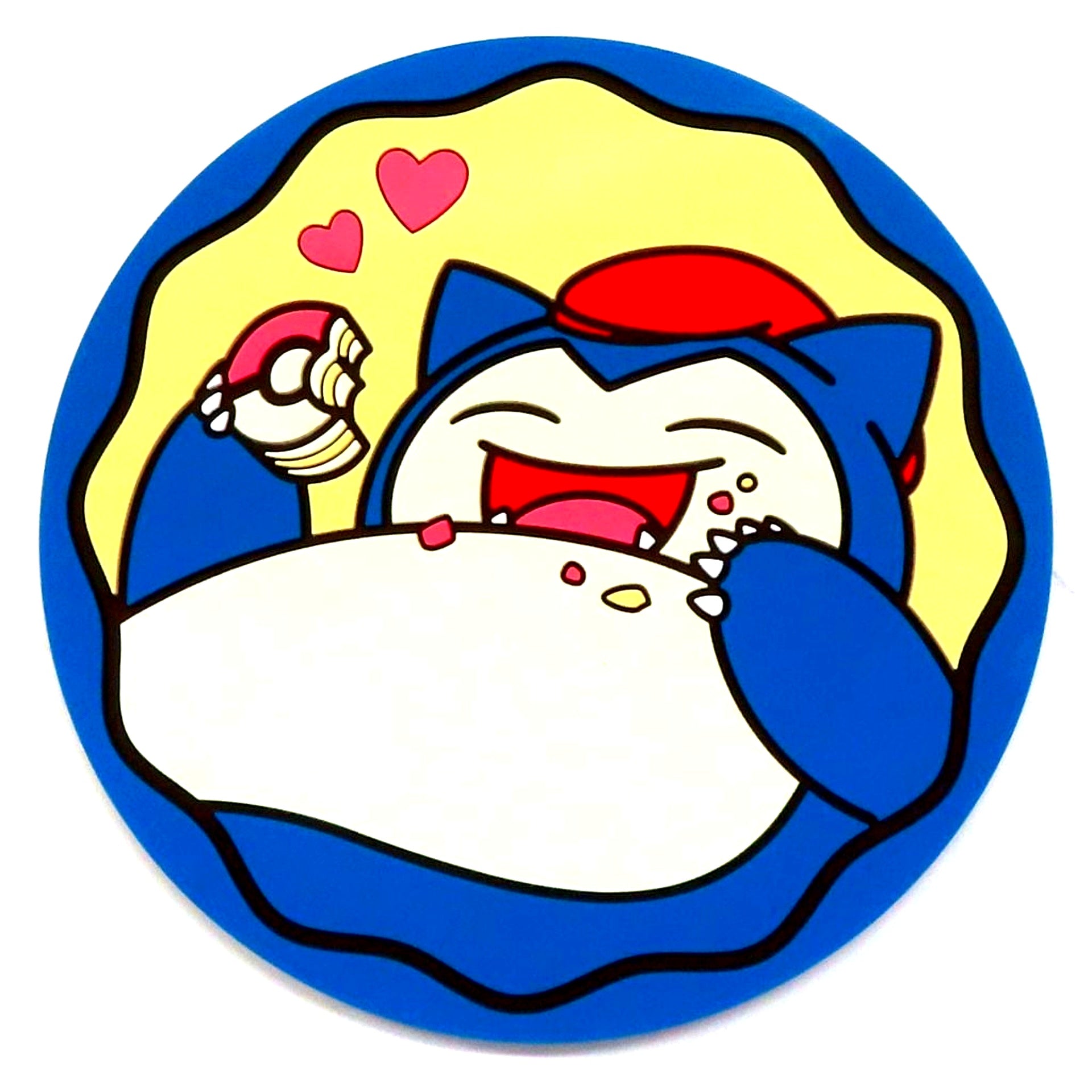 Snorlax Rubber Coaster Pokemon Pokemon Cafe Seat Reservation Limited Goods [USED]