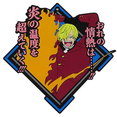 One Piece Sanji Ichiban Kuji Ryoyoku Kessen Famous Quote Rubber Coaster Prize H [USED]
