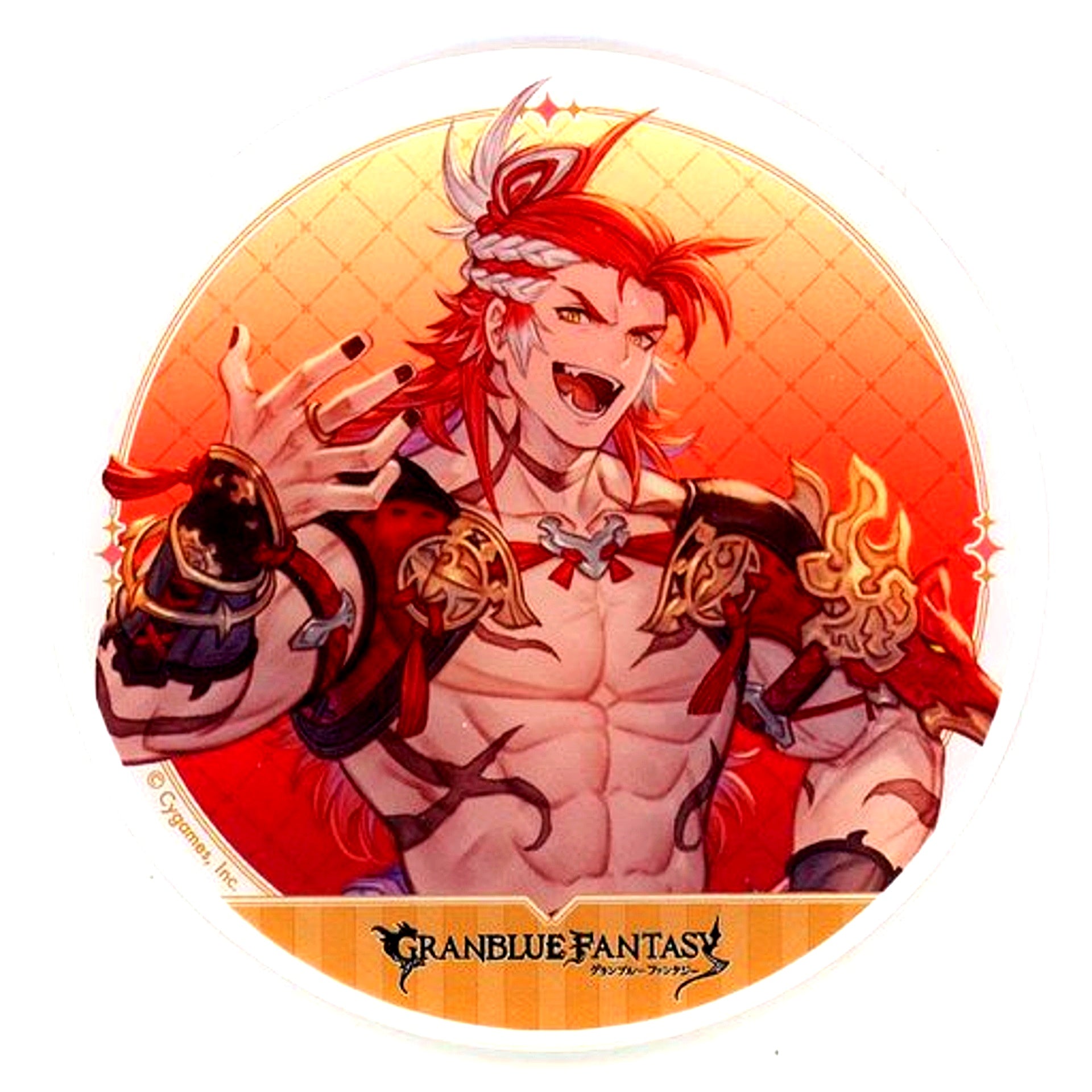 Wilnas GRANBLUE FANTASY 9th Anniversary Acrylic Coaster Gratte animatecafe Menu Paid Bonus [USED]
