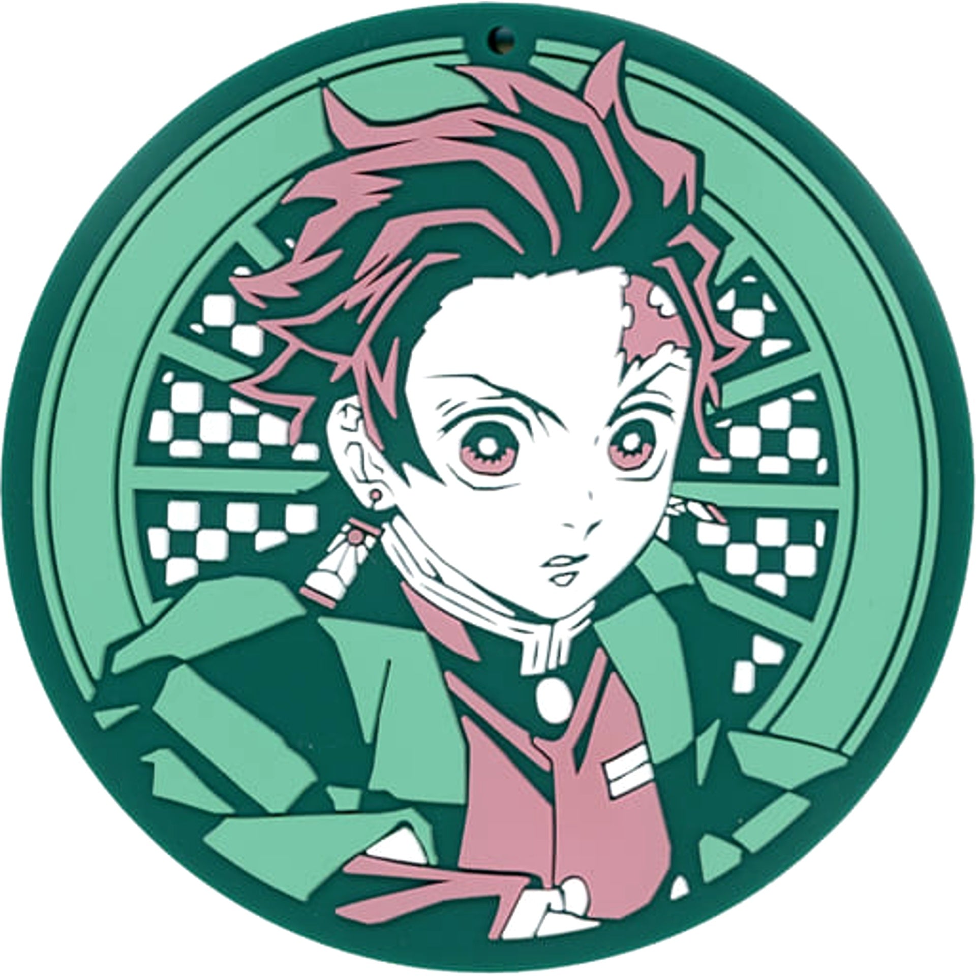 Demon Slayer: Kimetsu no Yaiba Tanjiro Kamado Ichiban Kuji Abakareta Katanakaji no Sato Rubber Coaster Prize G [USED]