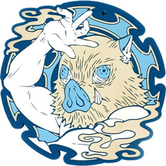 Demon Slayer: Kimetsu no Yaiba Inosuke Hashibira Ichiban Kuji Abakareta Katanakaji no Sato Rubber Coaster Prize G [USED]