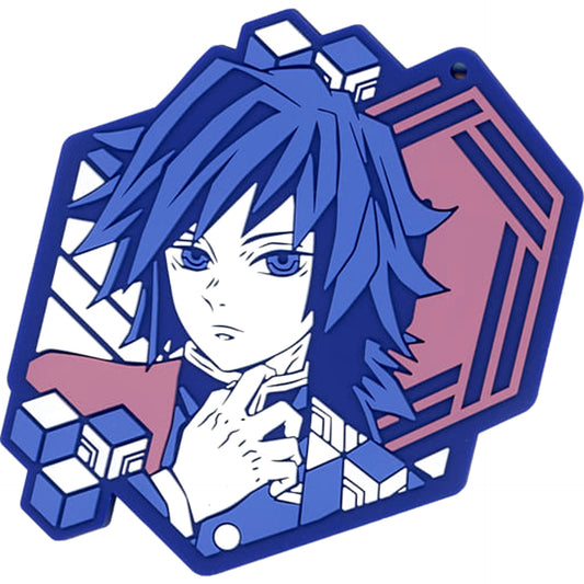 Demon Slayer: Kimetsu no Yaiba Giyu Tomiokau Ichiban Kuji Abakareta Katanakaji no Sato Rubber Coaster Prize G [USED]