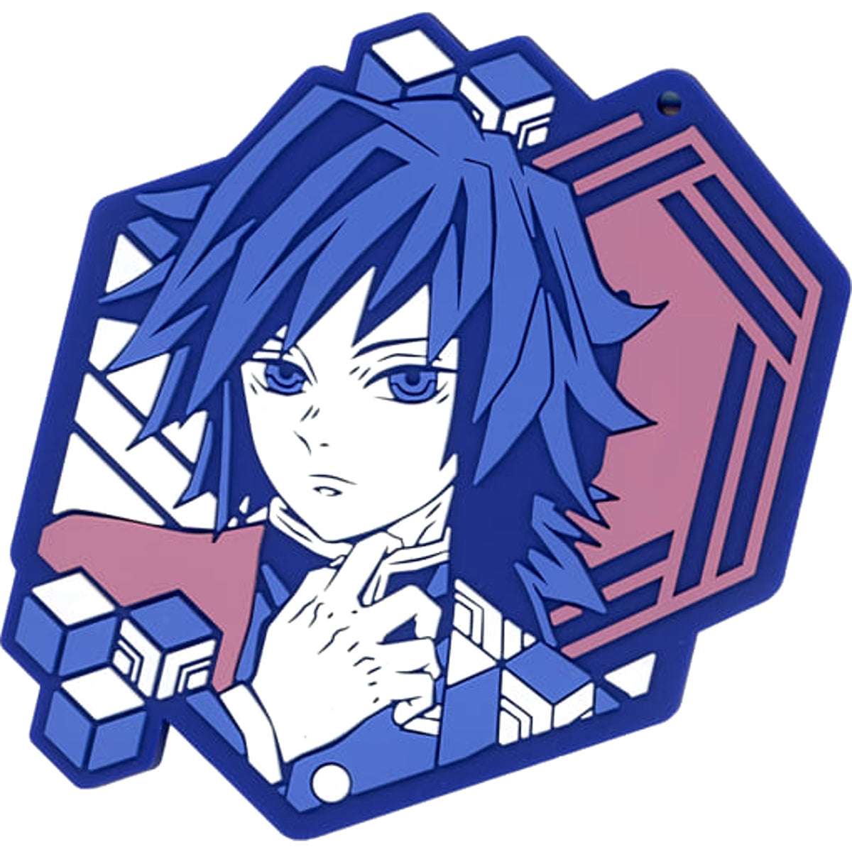 Demon Slayer: Kimetsu no Yaiba Giyu Tomiokau Ichiban Kuji Abakareta Katanakaji no Sato Rubber Coaster Prize G [USED]