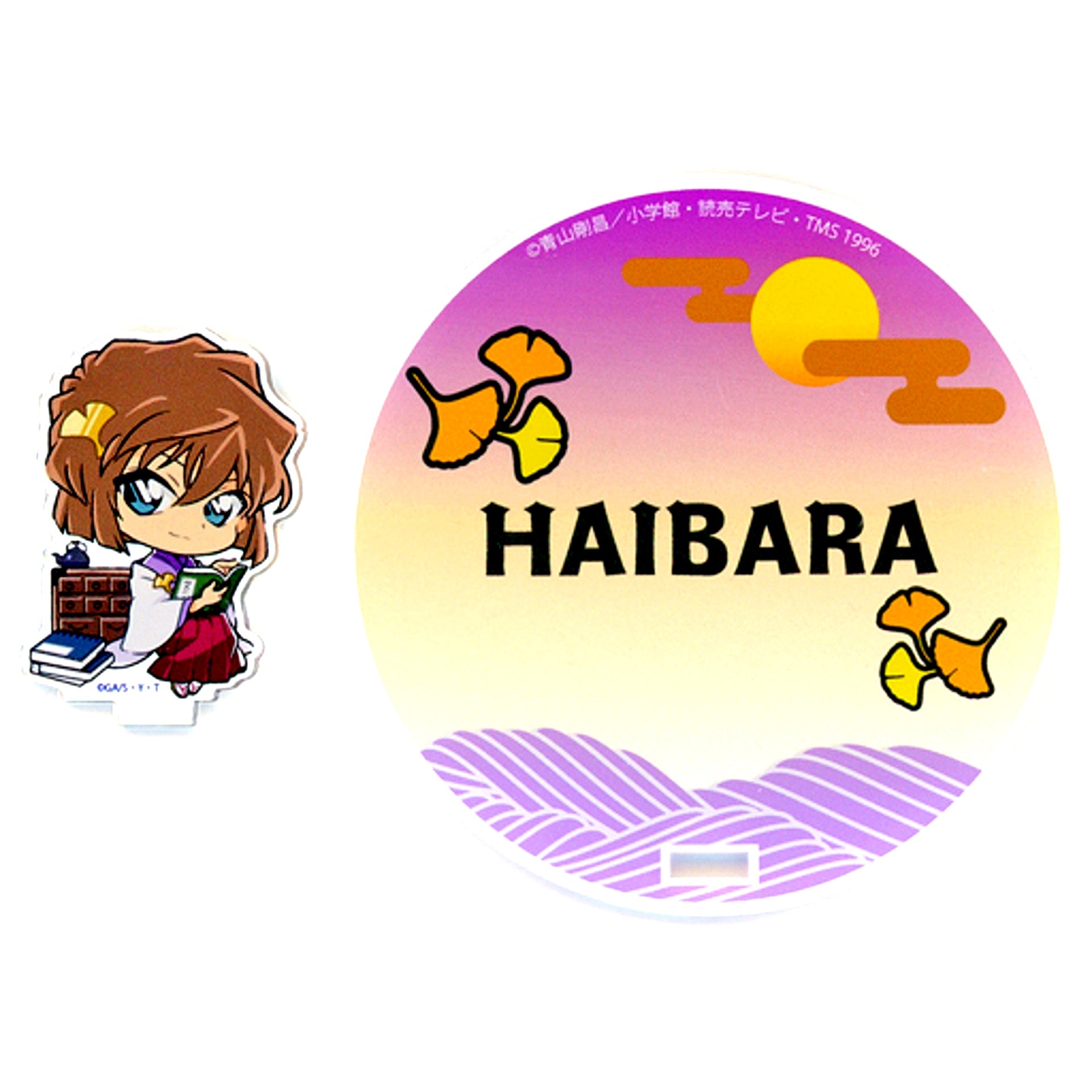 Ai Haibara Sengoku Souvenir Acrylic Stand Coaster Detective Conan Osaka Castle Honjin Special Shop 2023 [USED]