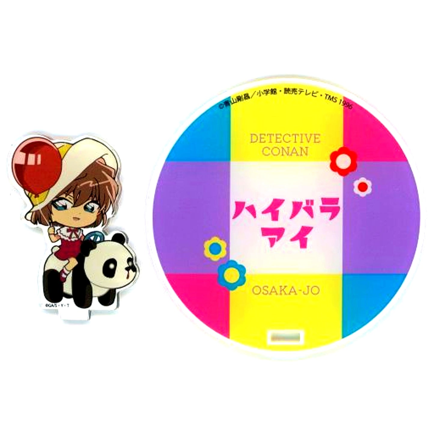 Ai Haibara Retro Department Store Souvenir Acrylic Stand Coaster Detective Conan Osaka Castle Honjin Special Shop 2023 [USED]