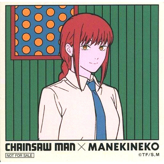 Makima Original Coaster Chainsaw Man x Karaoke Manekineko Collabo Drink Bonus [USED]