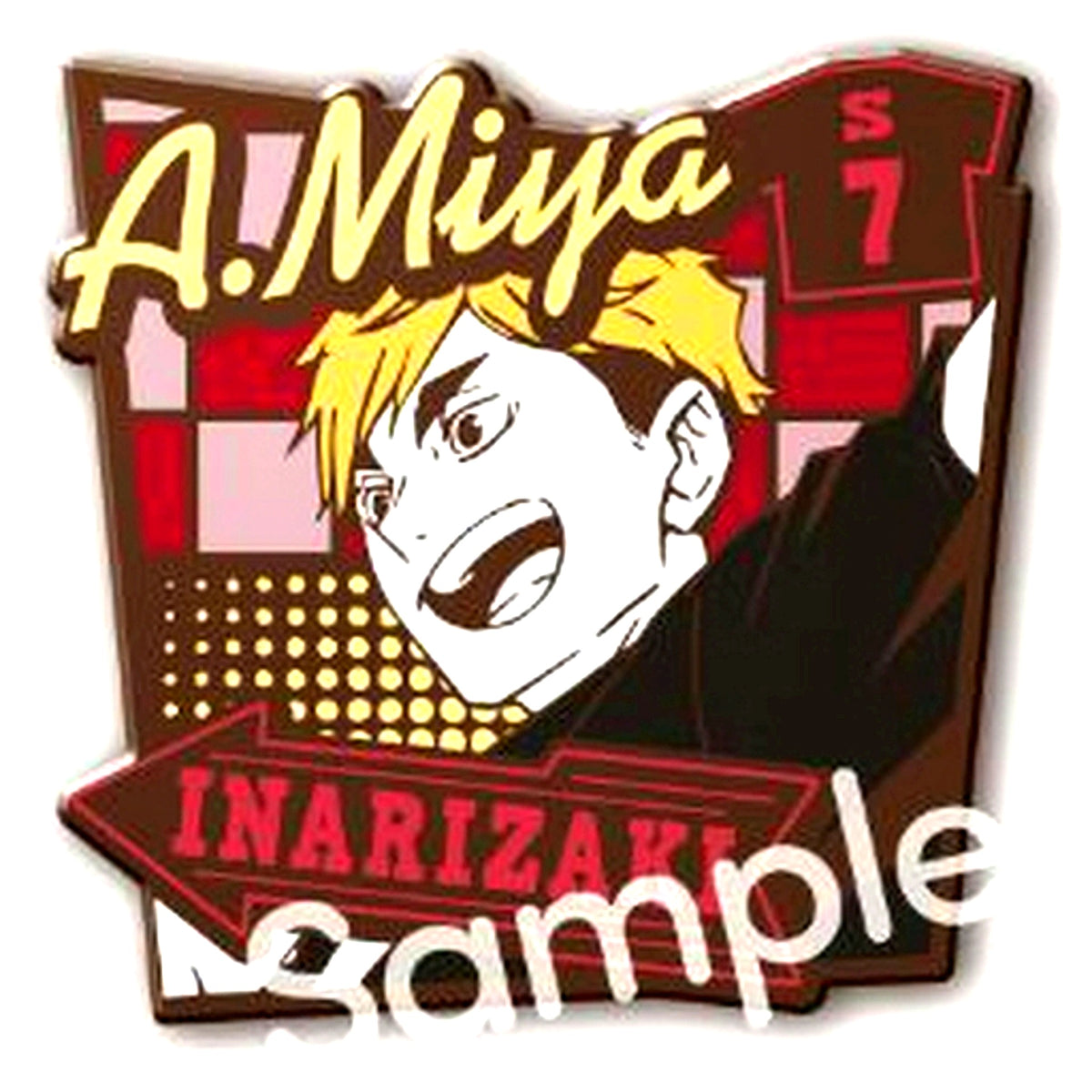 Atsumu Miya Haikyu!! Rubber Lug Collection Nekoma High School & Inarizaki High School [USED]