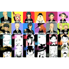 Set of 24 SPY x FAMILY Exhibition Art Coaster [USED]