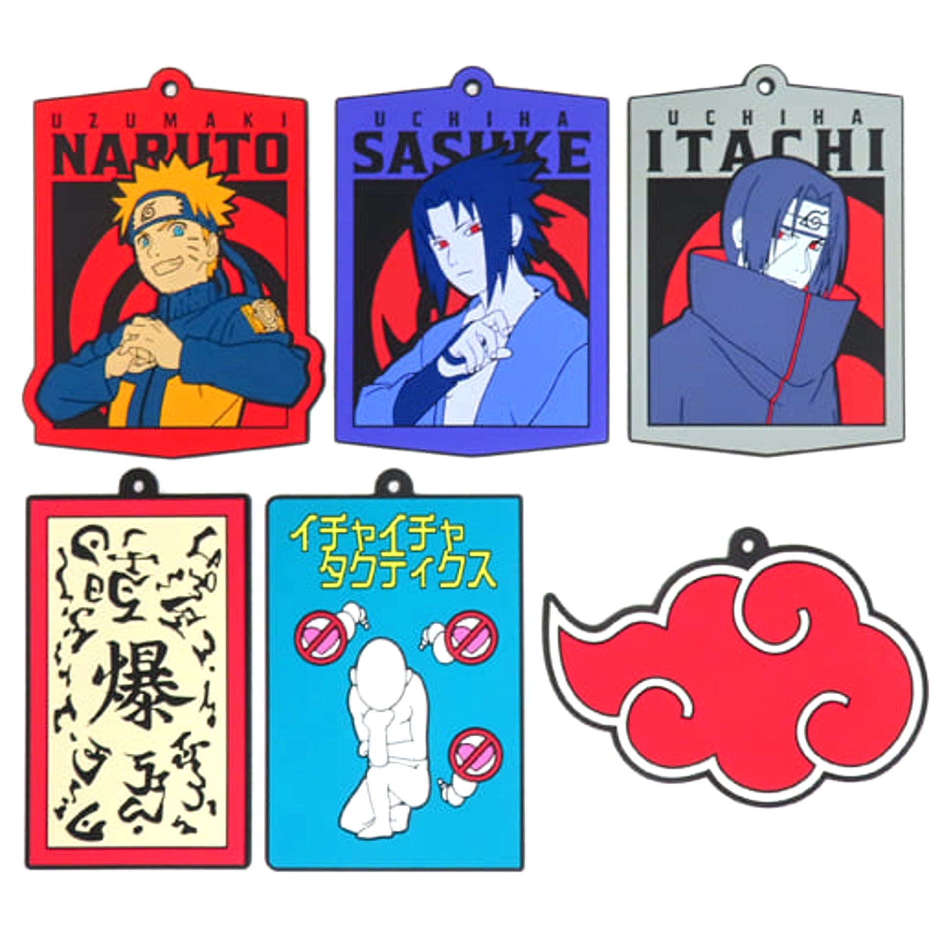 Naruto: Shippuden Naruto Uzumaki & Others All 6 Types Set Ichiban Kuji Shinobi no Kizuna Rubber Coaster Prize F [USED]