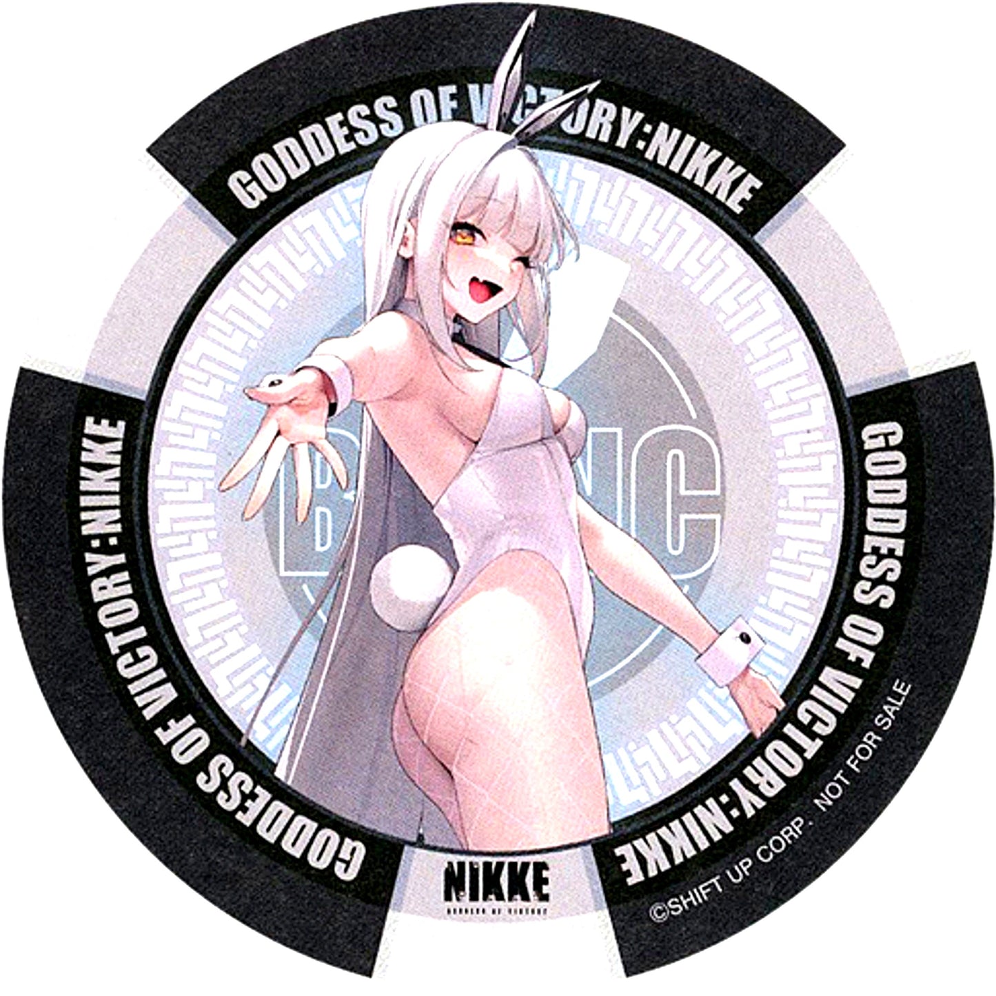 Blanc No Gun Coaster Goddess of Victory: Nikke Animate Only Shop Eligible Product Purchase Bonus [USED]