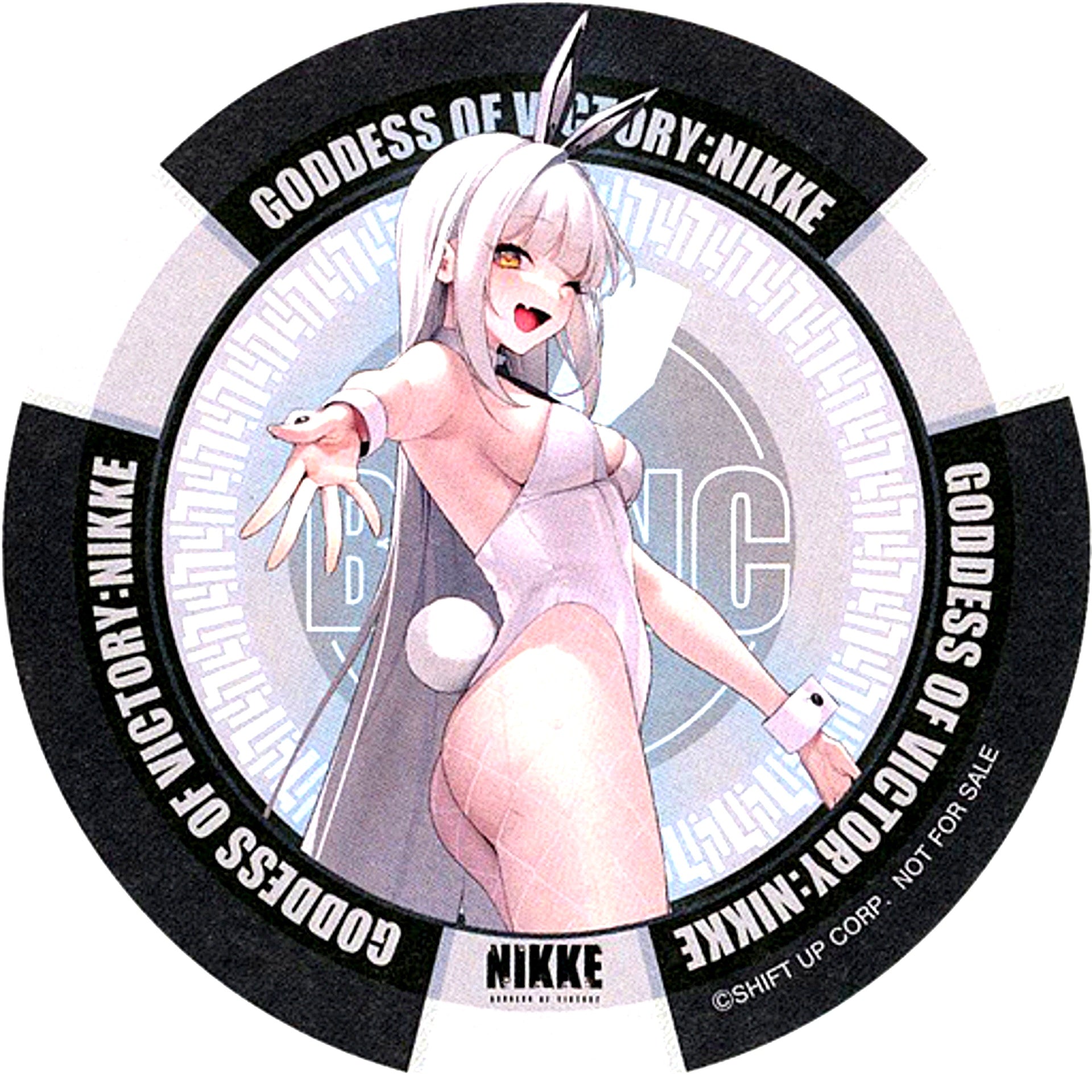 Blanc No Gun Coaster Goddess of Victory: Nikke Animate Only Shop Eligible Product Purchase Bonus [USED]