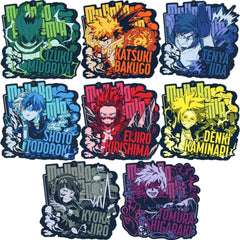 My Hero Academia Izuku Midoriya & Others All 8 Types Set Ichiban Kuji VS Rubber Coaster Prize I [USED]