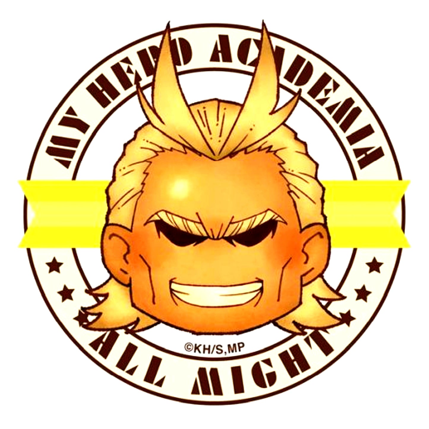 All Might My Hero Academia Coaster [USED]