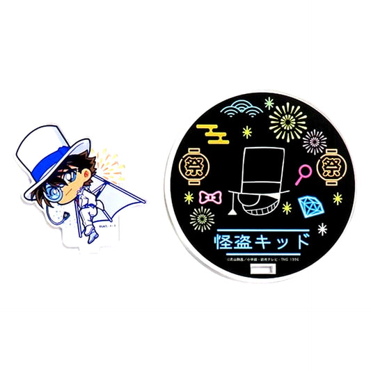 Kaito Kid Acrylic Stand Coaster Detective Conan Miraiza Osaka Castle [USED]