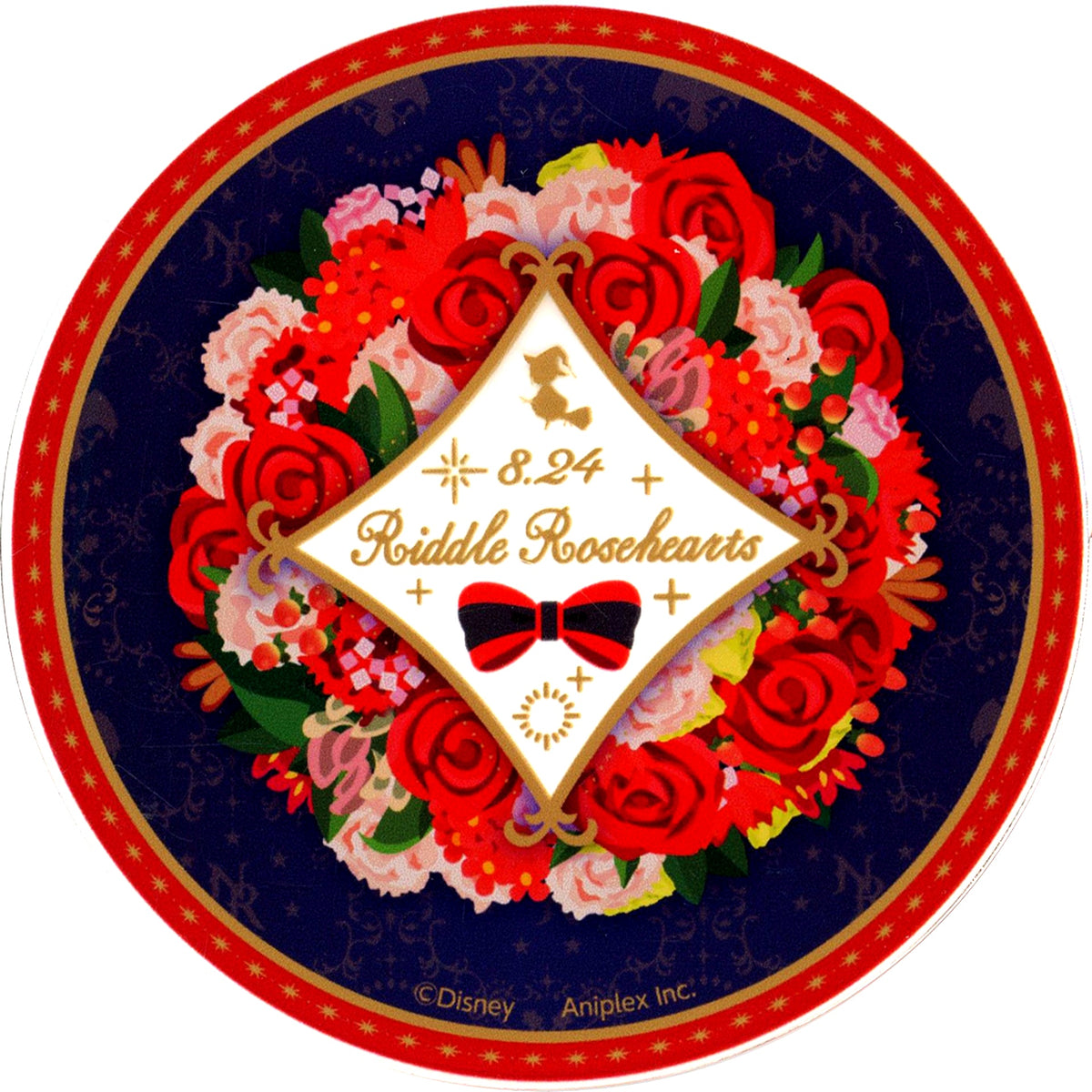 Riddle Rosehearts Disney Twisted Wonderland Bloom Birthday Flower Acrylic Coaster Premium Birthday 2023 POP UP SHOP in Animate [USED]