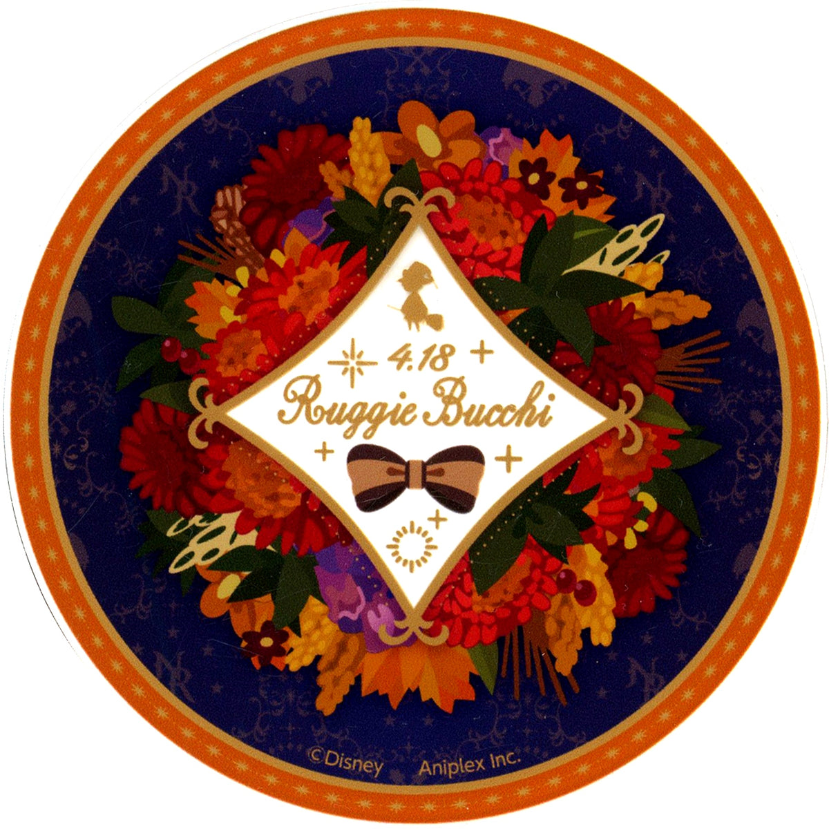 Ruggie Bucchi Disney Twisted Wonderland Bloom Birthday Flower Acrylic Coaster Premium Birthday 2023 POP UP SHOP in Animate [USED]