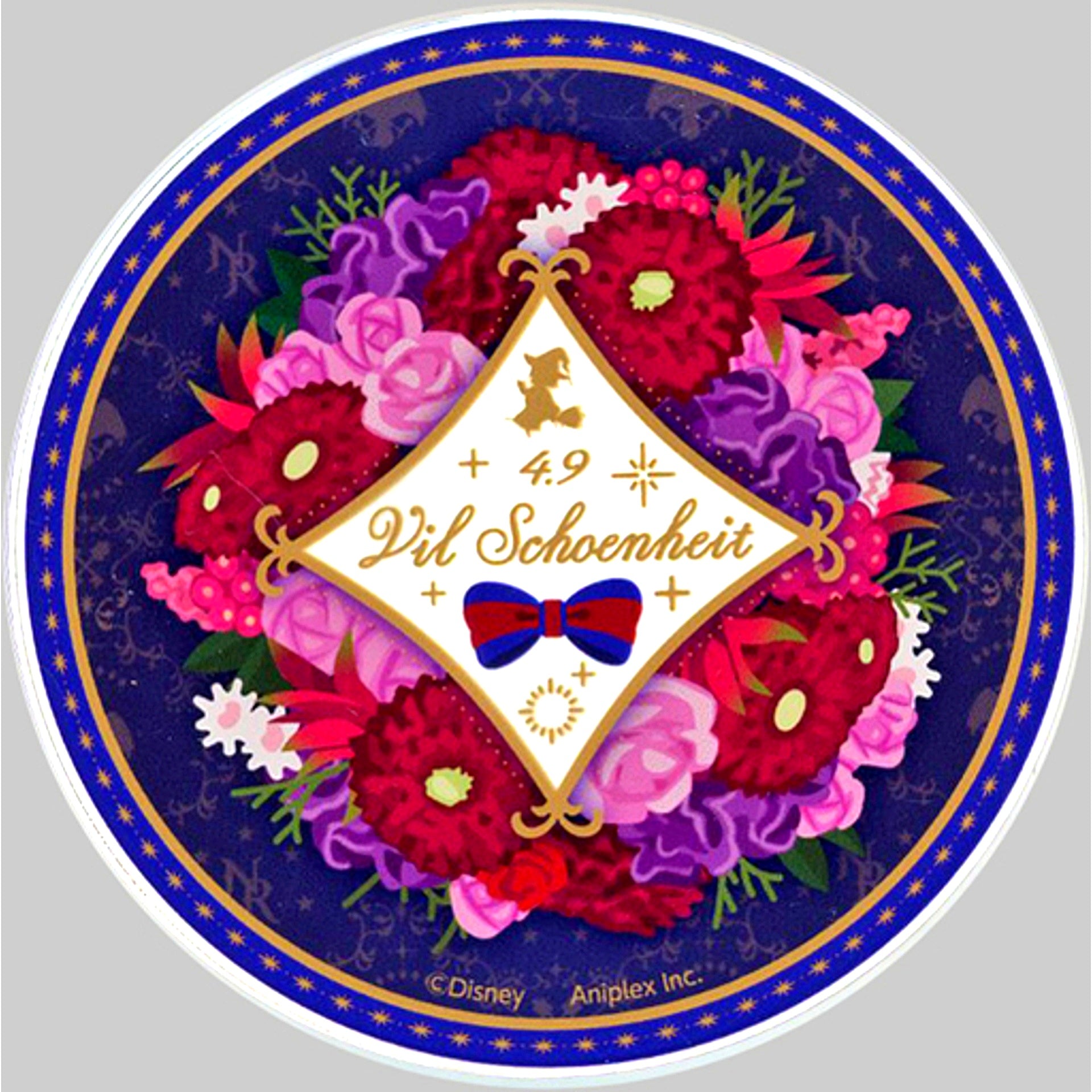 Vil Schoenheit Disney Twisted Wonderland Bloom Birthday Flower Acrylic Coaster Premium Birthday 2023 POP UP SHOP in Animate [USED]