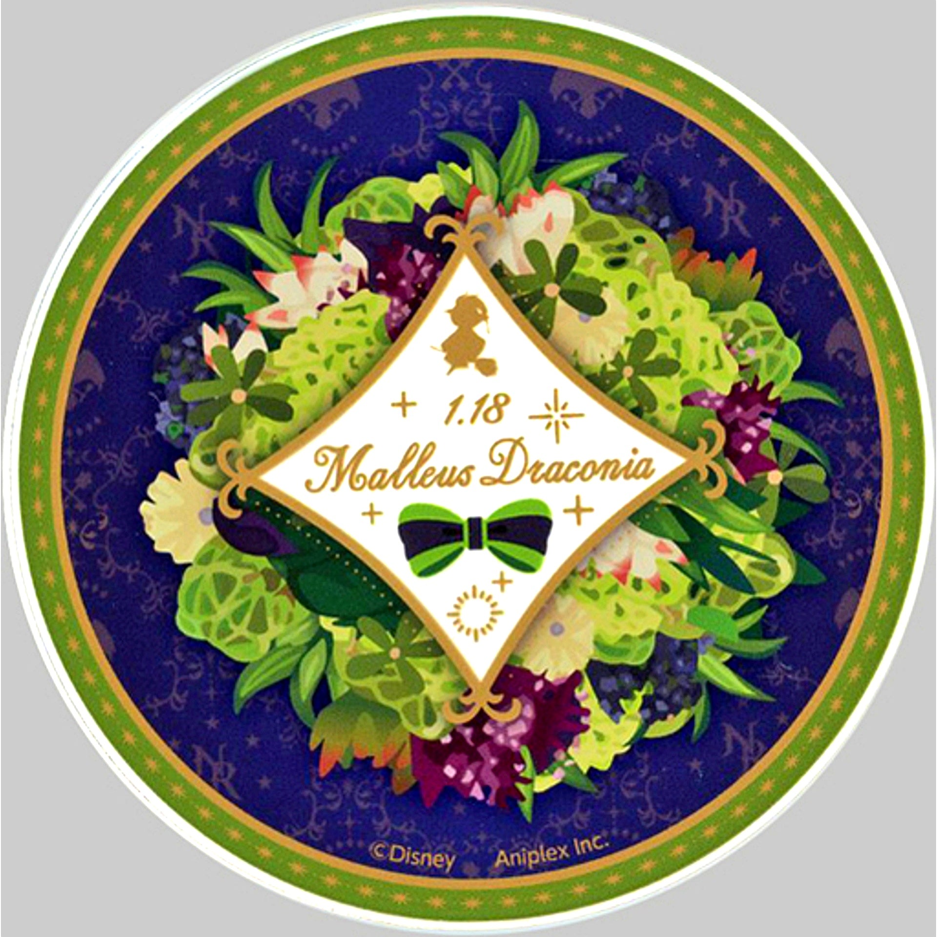 Malleus Draconia Disney Twisted Wonderland Bloom Birthday Flower Acrylic Coaster Premium Birthday 2023 POP UP SHOP in Animate [USED]