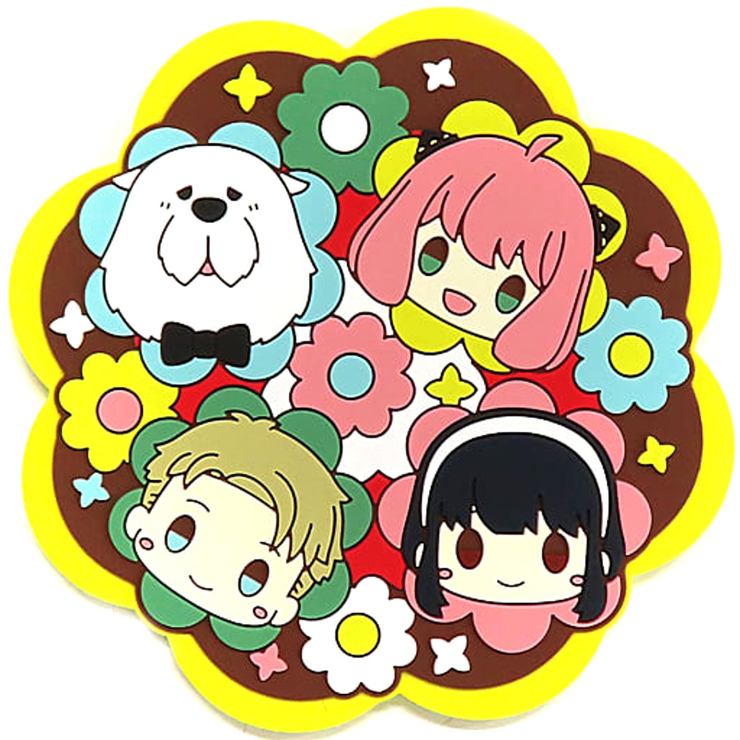 SPY x FAMILY Forger Family Ichiban Kuji Embark on a Mission Coaster Rubber Collection Prize F [USED]