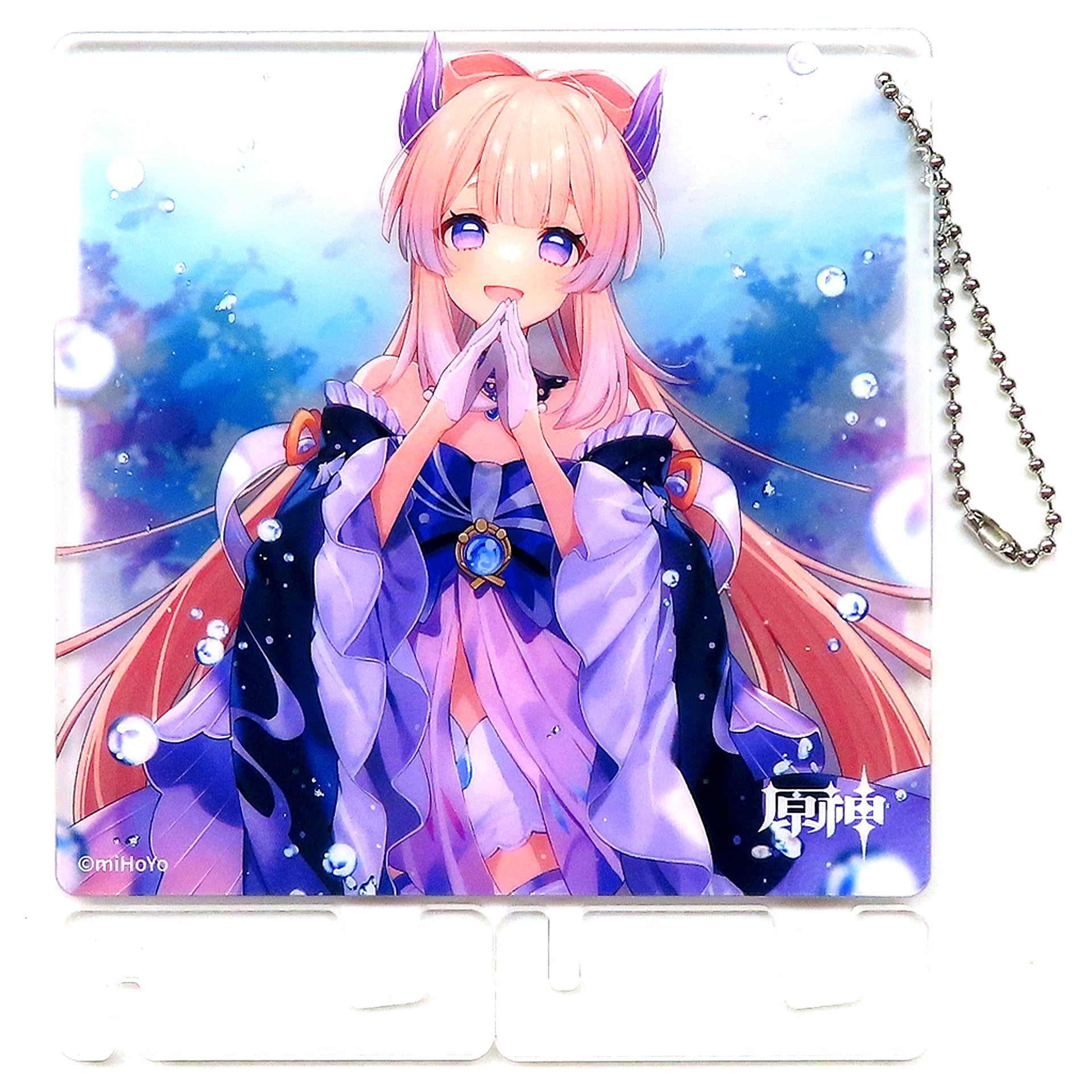 Sangonomiya Kokomi Genshin Character Birthday Illustration Acrylic Coaster [USED]