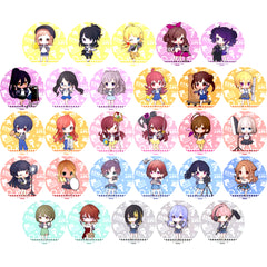 Set of 28 THE IDOLMASTER SHINY COLORS x animatecafe Collab Menu Order Bonus Random Coaster [USED]